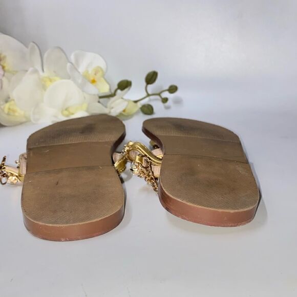 Lily Vanity Rhinestone Thong Sandals 38 - Picture 5 of 5